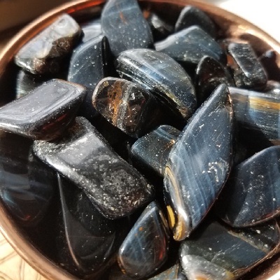 Tumbled blue tiger's eye - Thumbnail 3