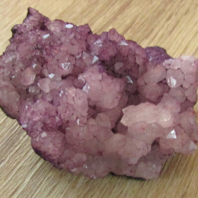 Large purple quartz cluster