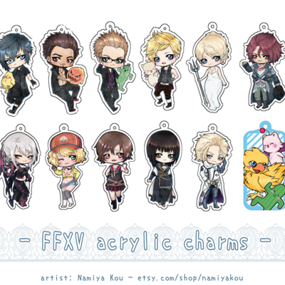 Ffxv chibi charms