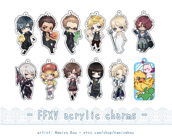 FFXV Chibi Charms