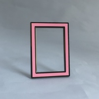 Pink Rectangle Lapel Pin - Thumbnail 1