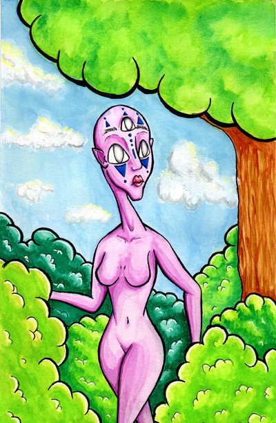 "Goddess" 4''x6'' Print