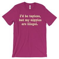 Topless - Unisex Tee - Thumbnail 5