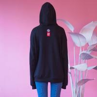 Plum Blossom Embroidered Hoodie - Thumbnail 1