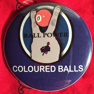 Coloured balls - ball power 2.25" button - Thumbnail 3