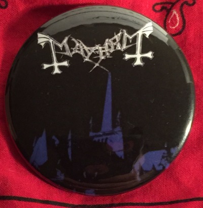 Mayhem- de mysteriis dom sathanas Button