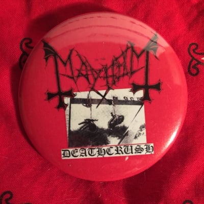Mayhem- deathcrush button - Thumbnail 2