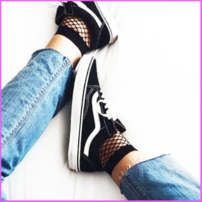 CYBER PUNK FISHNET SOCKS