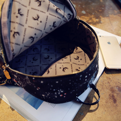 Harajuku fashion college wind galaxy shoulder bag