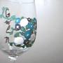 Hand Painted Glassware Toasting Flutes Wine Glasses Beer Mugs Tea Cups - Hand Painted and Personalized Christmas Glasses-2