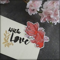 Fish Red Sakura - Stickers - Thumbnail 2