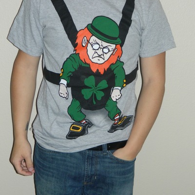 Hangover leprechaun - st. patrick's day shirt