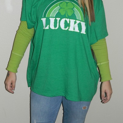 Lucky rainbow - st. patrick's day shirt
