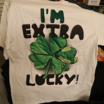 I'm extra lucky - st. patrick's day shirt