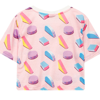 AESTHETICS SHAPES CROP TEE - Thumbnail 1