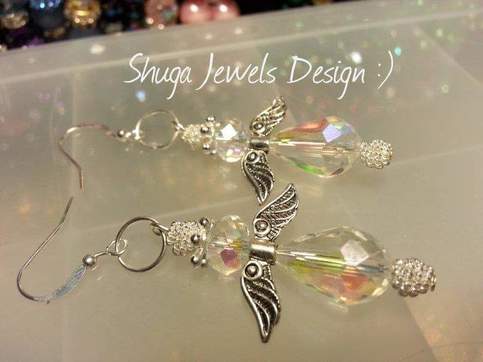Glass crystal Earrings 