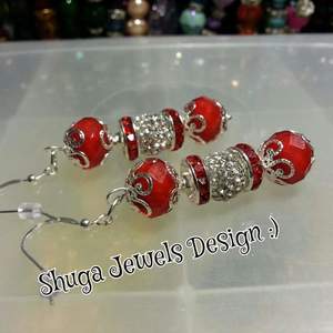 Glass crystal Earrings 