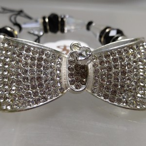 Rhinestone bow bracelet  