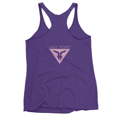 Ladies' just heart racerback tank