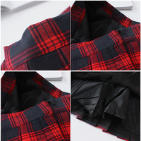 Harajuku fashion college wind skirt - Thumbnail 4