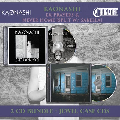 Kaonashi - 2 cd pack - ex-prayers/never home [split w/ sabella] - Thumbnail 3