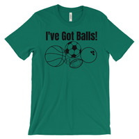 I've Got Balls!  Unisex short sleeve t-shirt - Thumbnail 2