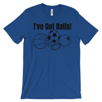 I've Got Balls!  Unisex short sleeve t-shirt - Thumbnail 3