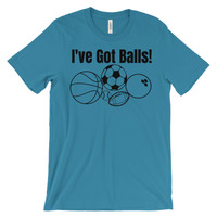 I've Got Balls!  Unisex short sleeve t-shirt - Thumbnail 4
