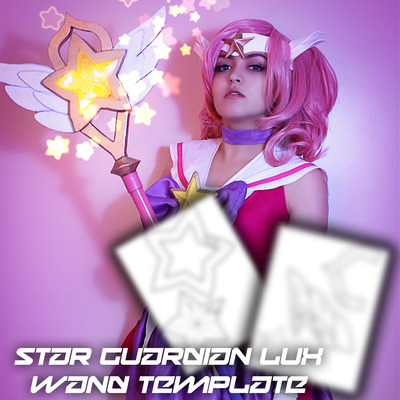 Star guardian lux wand template