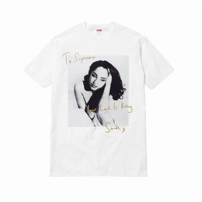 Supreme sade t shirt . ss17 . white . large 