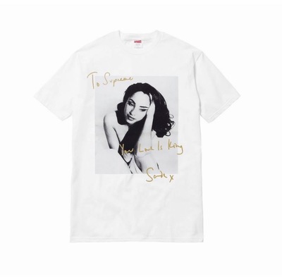 Supreme SADE t shirt . Ss17 . White . Large 