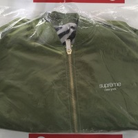Supreme contrast stitch reversible MA-1 jacket . Large . Green Ss17  - Thumbnail 2