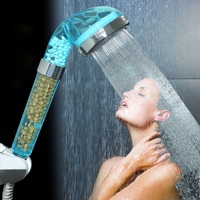 BEST SELLING! Negative Ion SPA Pressurize Shower Head Healthy Water Saving Spray Nozzle - Thumbnail 3