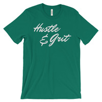 Hustle and Grit Unisex short sleeve t-shirt - Thumbnail 2