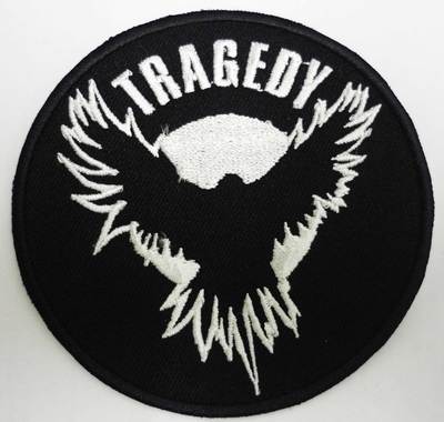 TRAGEDY circle embroidered patch