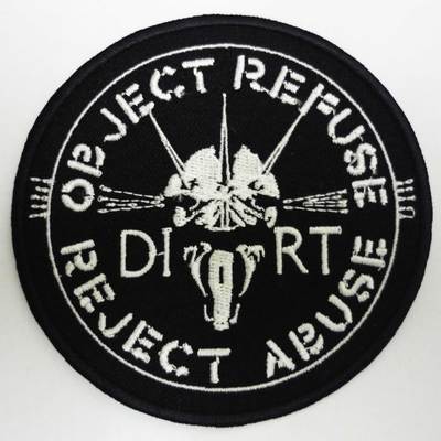 Dirt circle embroidered patch - Thumbnail 4