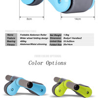 Fitness Gym Power Roller Abdominal Dual Bearing Wheels Muscle Training - Thumbnail 4