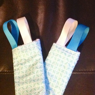 Baby carrier strap covers