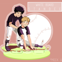 Baseball Boys Dry Erase Standee - Thumbnail 1