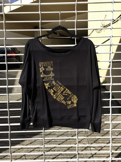 Golden State Ladies Flowy Drop-Shoulder Long-Sleeve