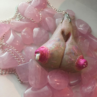 Milky titty pendant 