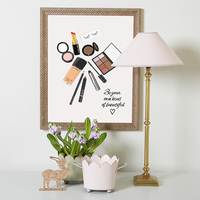 Be your own kind of beautiful, beauty, girly, fashion, plant, aloha,digital, illustration, art print - Thumbnail 3