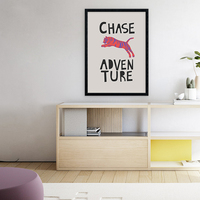 Chase Adventure, Nursery, boy, children, digital, illustration, art print - Thumbnail 2