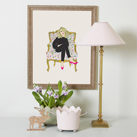 Sofie's Afternoon, girly, fashion, digital, illustration, art print - Thumbnail 3