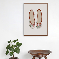 Favorite Flat shoes, fashion, girly, digital, illustration, art print - Thumbnail 3