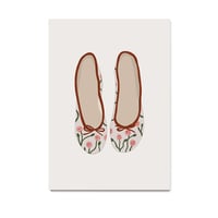 Favorite Flat shoes, fashion, girly, digital, illustration, art print - Thumbnail 4
