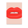Lips, minimal, fashion, beauty, girly, digital, illustration, art print-4