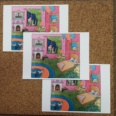 Goodnight Clown 5x7 Print