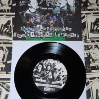 The Erections / Pok Gai "Think of Pogo punk & Stupid Fucking Lifestyle" split 7" - Thumbnail 1