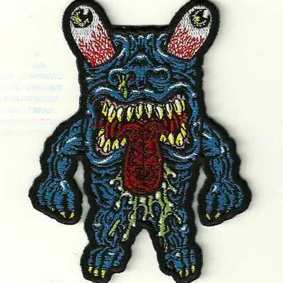 Karl patch iron on ready embroidered color